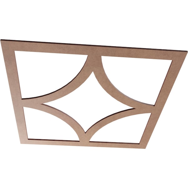 Statesman Wood Fretwork Pierced Ceiling Medallion, Wood (Paint Grade), 22OD X 14 1/8ID X 1/4T